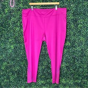 Fuchsia Tek Gear Pink Dry Tek Leggings Sz 3X